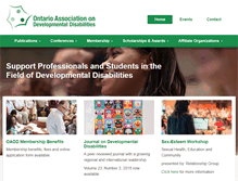 Tablet Screenshot of oadd.org